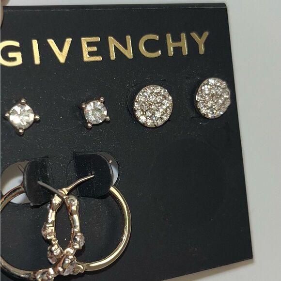 Givenchy Gold and Silver Earrings Elegant Jewelry Set Brand New Designer Silver - Picture 5 of 7